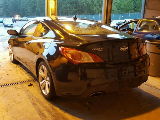 KMHHT6KD4CU067500 - 2012 HYUNDAI GENESIS CO BLACK photo 3