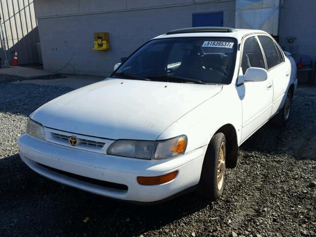 1NXBB02E6TZ442088 - 1996 TOYOTA COROLLA DX WHITE photo 2