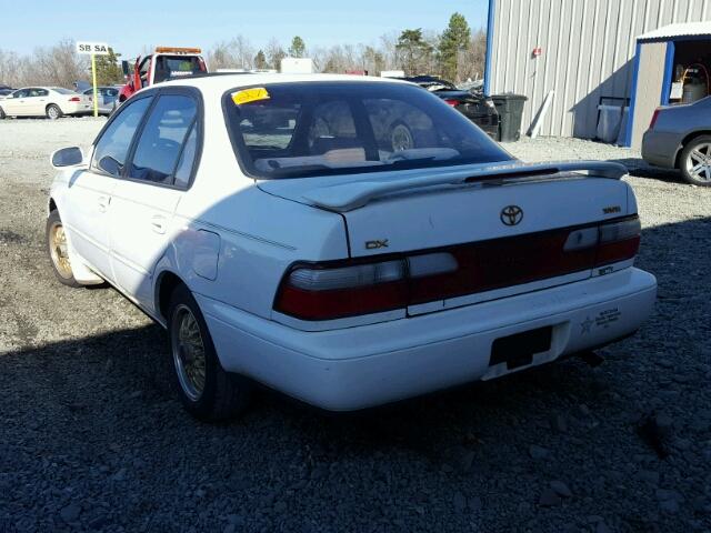 1NXBB02E6TZ442088 - 1996 TOYOTA COROLLA DX WHITE photo 3