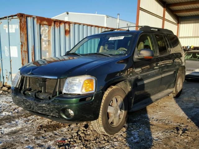 1GKET16S646227468 - 2004 GMC ENVOY XL GREEN photo 2