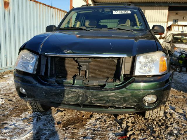 1GKET16S646227468 - 2004 GMC ENVOY XL GREEN photo 9