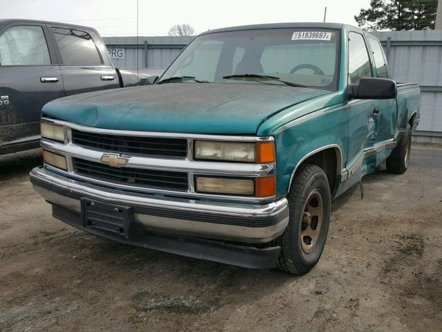 1GCEC19K4SE114516 - 1995 CHEVROLET GMT-400 C1 GREEN photo 2