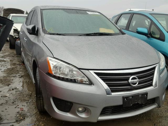 3N1AB7AP6DL765325 - 2013 NISSAN SENTRA S GRAY photo 1