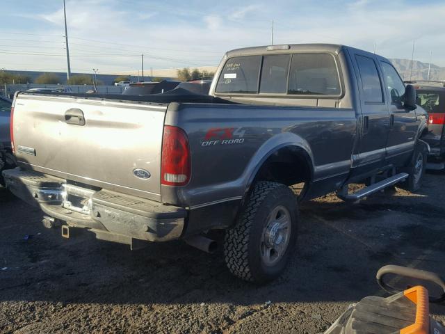 1FTWW31P97EA46722 - 2007 FORD F350 SRW S GRAY photo 4