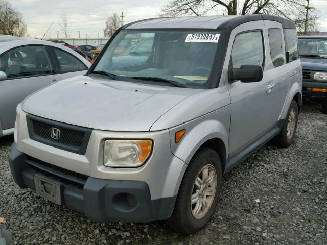 5J6YH27726L004904 - 2006 HONDA ELEMENT EX SILVER photo 2