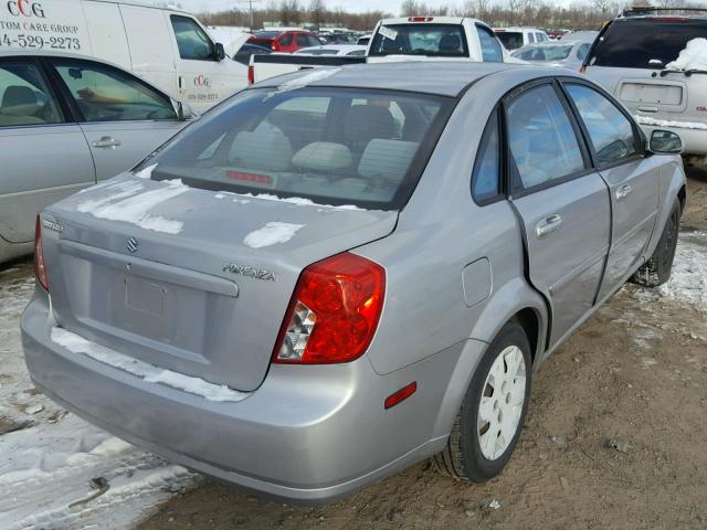 KL5JD56Z08K745333 - 2008 SUZUKI FORENZA BA SILVER photo 4