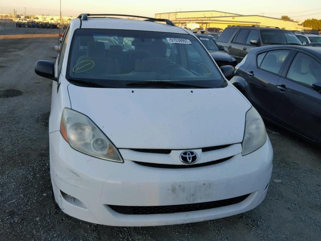 5TDZA23C66S548595 - 2006 TOYOTA SIENNA CE WHITE photo 9