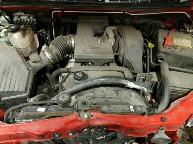 1GCDT136848220542 - 2004 CHEVROLET COLORADO RED photo 7