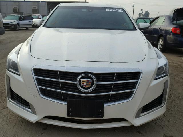 1G6AP5SX6E0173698 - 2014 CADILLAC CTS WHITE photo 9