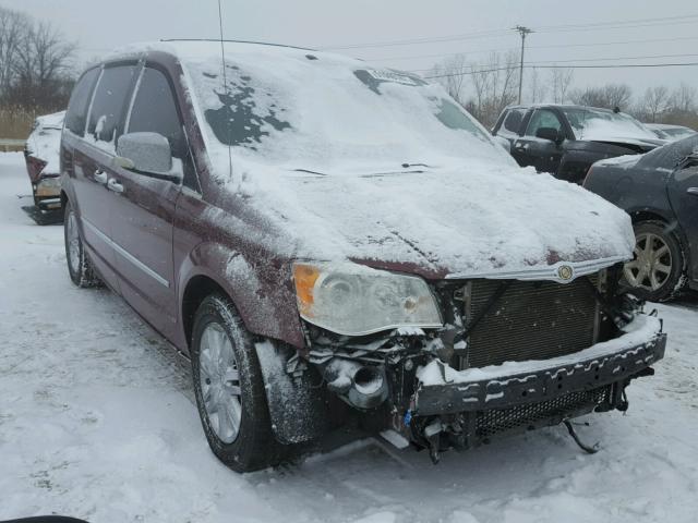 2A8HR64X49R568430 - 2009 CHRYSLER TOWN & COU MAROON photo 1