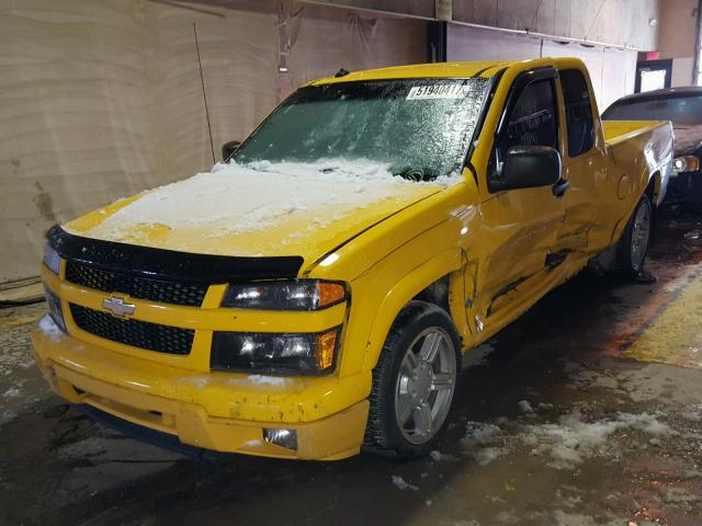 1GCCS196448127054 - 2004 CHEVROLET COLORADO YELLOW photo 2