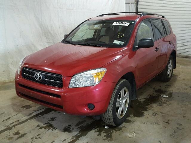 JTMBD33V775062482 - 2007 TOYOTA RAV4 MAROON photo 2