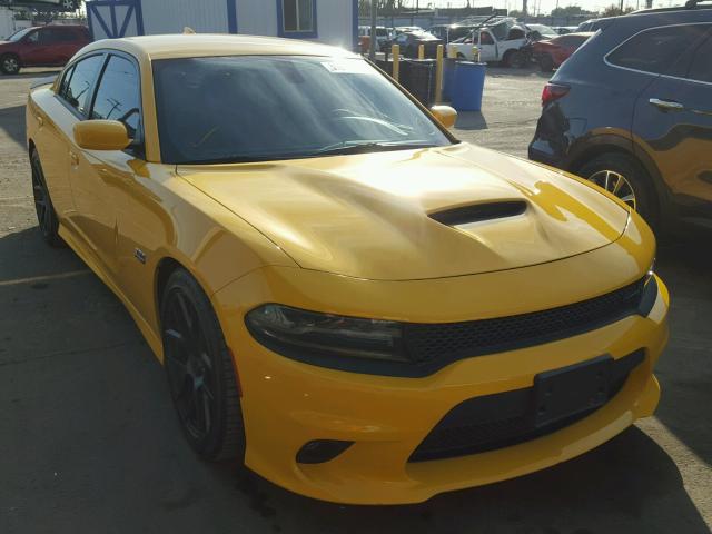 2C3CDXGJ1HH511091 - 2017 DODGE CHARGER R/ YELLOW photo 1