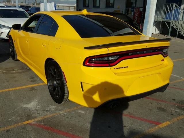 2C3CDXGJ1HH511091 - 2017 DODGE CHARGER R/ YELLOW photo 3