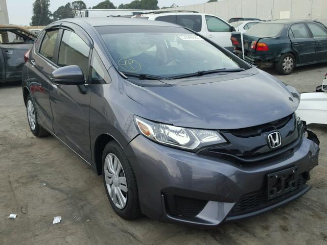 JHMGK5H51GS007851 - 2016 HONDA FIT LX رمادي صورة 1