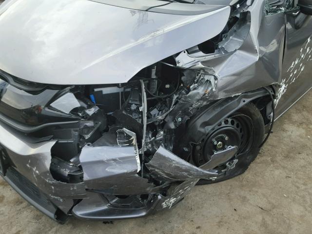 JHMGK5H51GS007851 - 2016 HONDA FIT LX رمادي صورة 9
