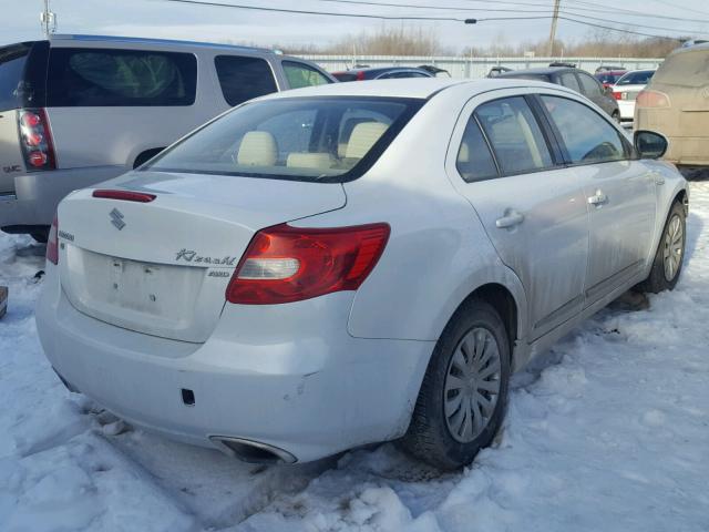 JS2RF9A1XB6110335 - 2011 SUZUKI KIZASHI S WHITE photo 4