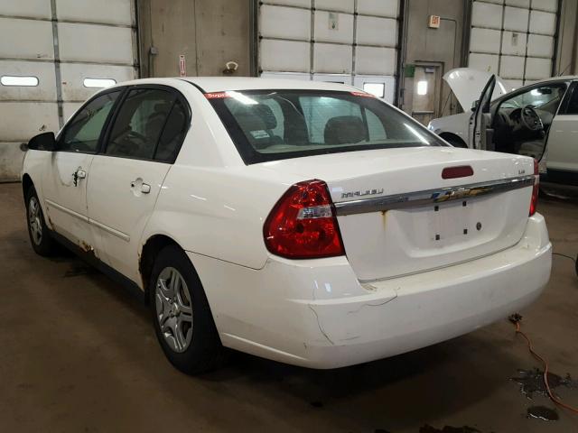 1G1ZS58F77F202857 - 2007 CHEVROLET MALIBU LS თეთრი ფოტო 3