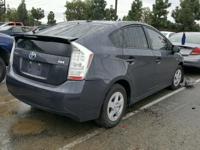 JTDKN3DU6A1075774 - 2010 TOYOTA PRIUS GRAY photo 4