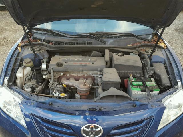 4T4BE46K49R109661 - 2009 TOYOTA CAMRY BASE BLUE photo 7