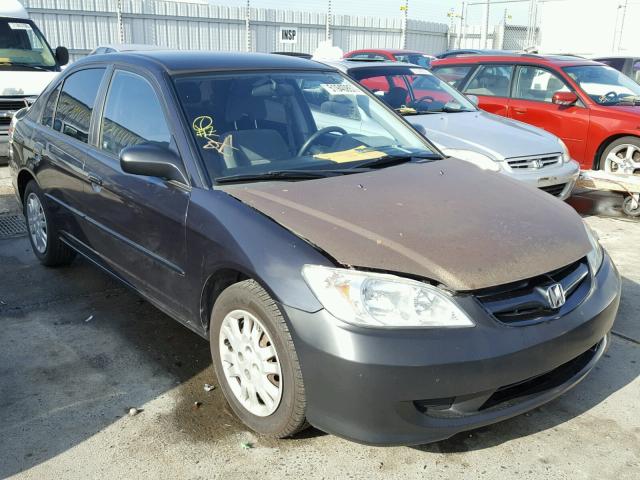 2HGES16574H548749 - 2004 HONDA CIVIC LX BLACK photo 1