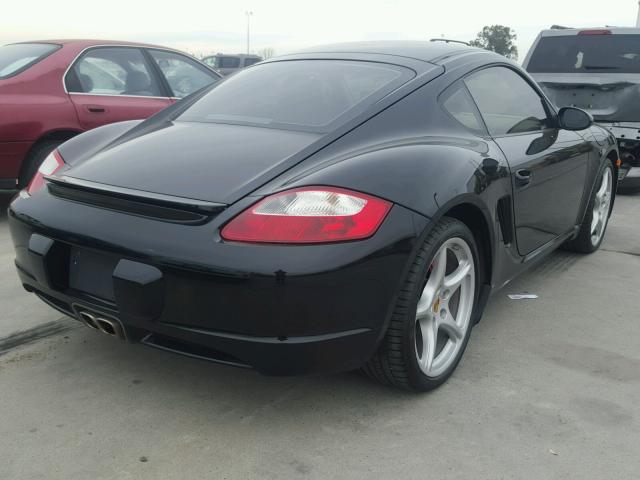 WP0AB29807U782886 - 2007 PORSCHE CAYMAN S BLACK photo 4