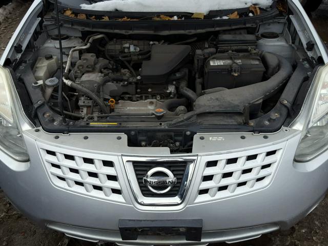 JN8AS58VX8W112040 - 2008 NISSAN ROGUE S SILVER photo 7