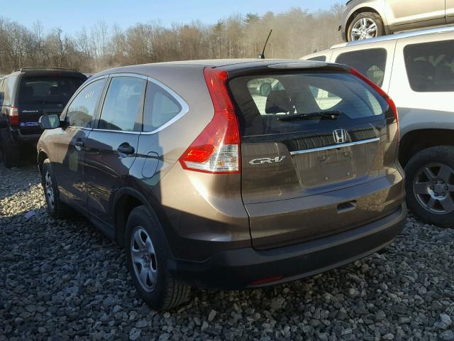 2HKRM3H36EH546131 - 2014 HONDA CR-V LX GRAY photo 3