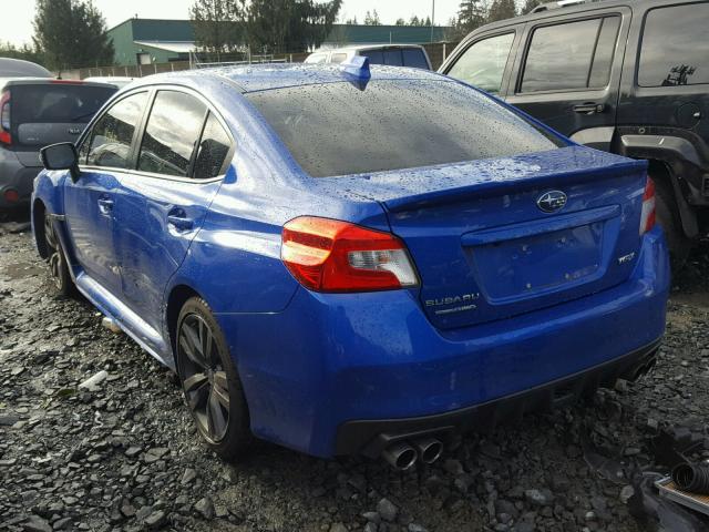 JF1VA1N67H8803980 - 2017 SUBARU WRX LIMITE BLUE photo 3