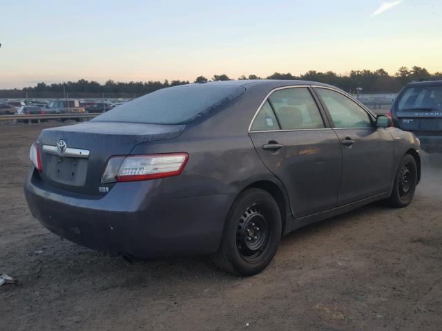 4T1BB3EK1AU118286 - 2010 TOYOTA CAMRY HYBR GRAY photo 4