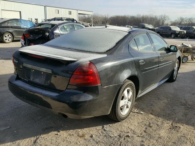 2G2WP552681142743 - 2008 PONTIAC GRAND PRIX BLACK photo 4