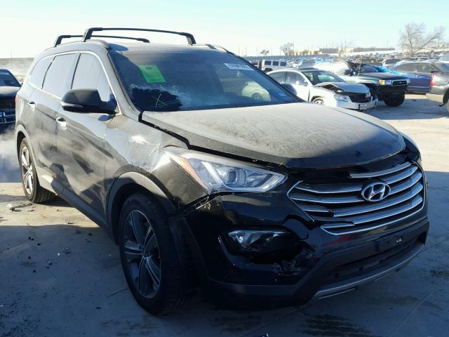 KM8SRDHF7FU127534 - 2015 HYUNDAI SANTA FE G BLACK photo 1