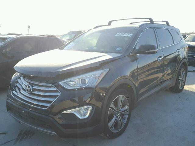 KM8SRDHF7FU127534 - 2015 HYUNDAI SANTA FE G BLACK photo 2