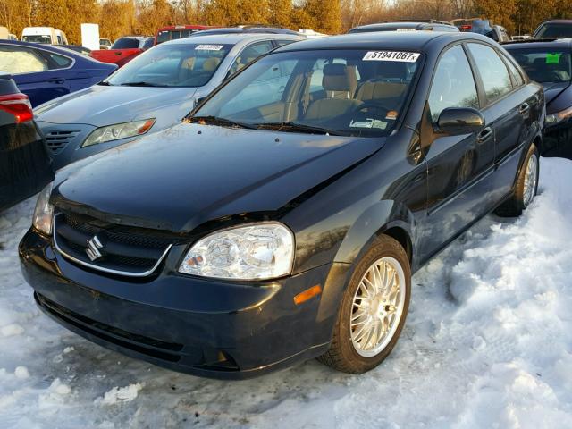 KL5JD56ZX8K874499 - 2008 SUZUKI FORENZA BA BLACK photo 2