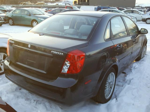 KL5JD56ZX8K874499 - 2008 SUZUKI FORENZA BA BLACK photo 4