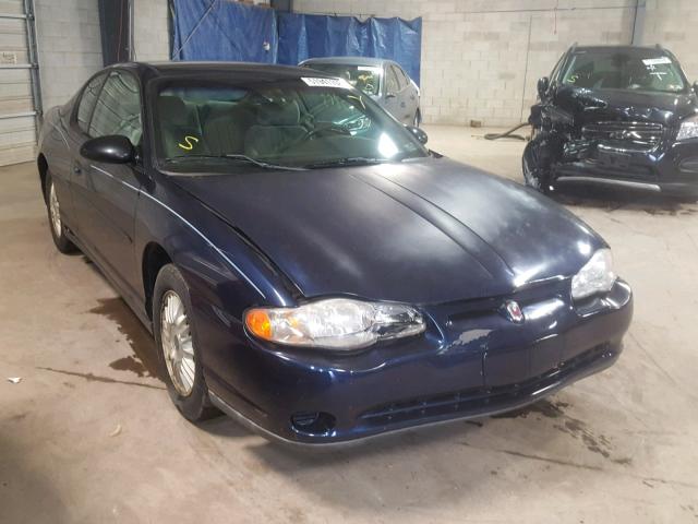 2G1WW12E229254592 - 2002 CHEVROLET MONTE CARL ლურჯი ფოტო 1