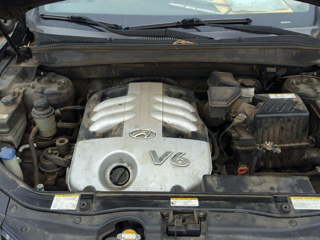 5NMSH73E37H043906 - 2007 HYUNDAI SANTA FE S Көк фото 7