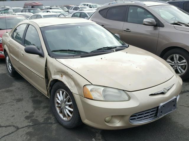 1C3EL56U91N733077 - 2001 CHRYSLER SEBRING LX GOLD photo 1