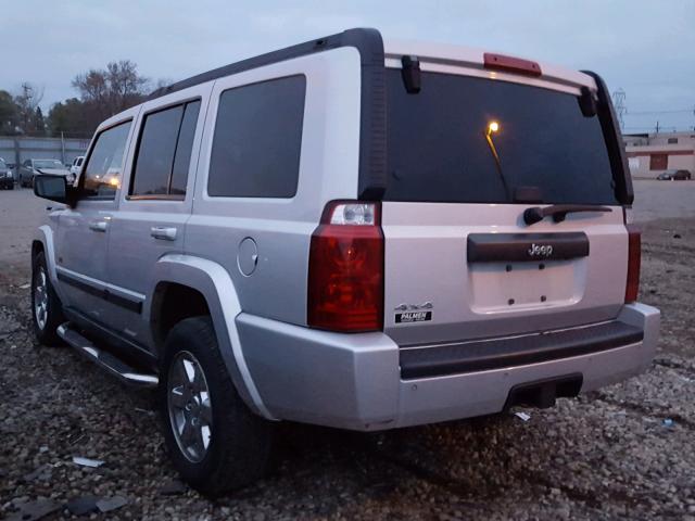 1J8HG48K97C670904 - 2007 JEEP COMMANDER SILVER photo 3