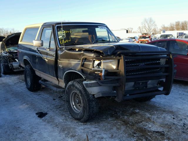 1FMEU15N3MLA71679 - 1991 FORD BRONCO U10 BLACK photo 1