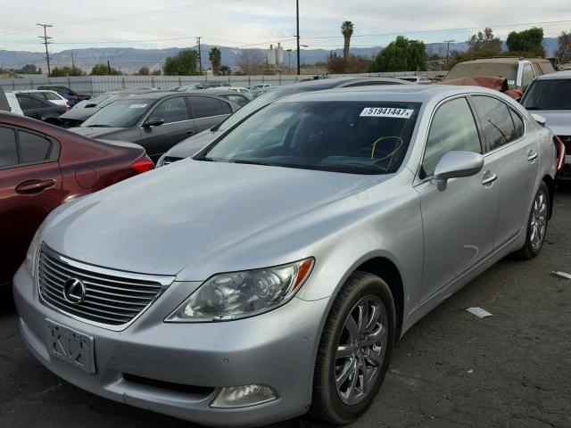 JTHBL46F475048549 - 2007 LEXUS LS 460 SILVER photo 2