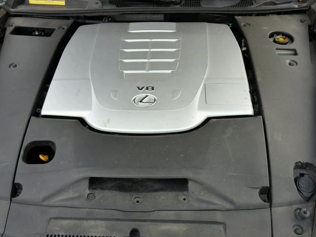 JTHBL46F475048549 - 2007 LEXUS LS 460 SILVER photo 7