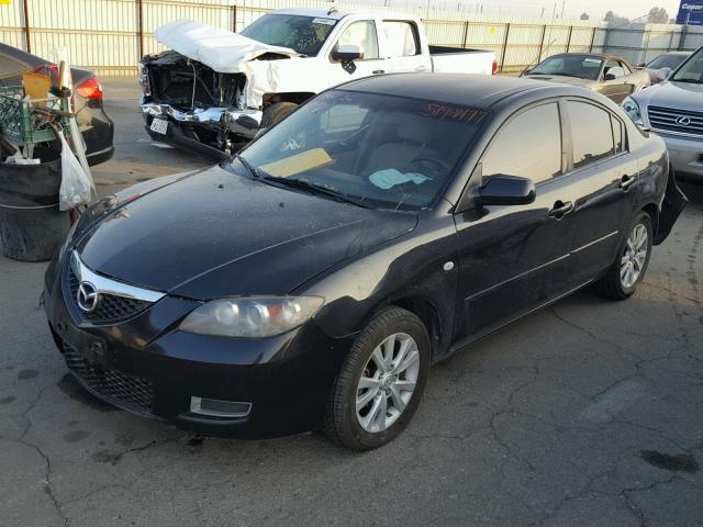 JM1BK12F871667476 - 2007 MAZDA 3 I BLACK photo 2