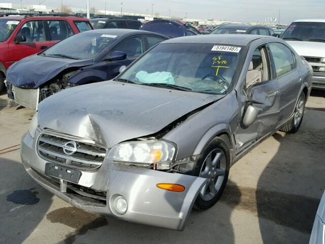 JN1DA31D33T518501 - 2003 NISSAN MAXIMA GLE GRAY photo 2