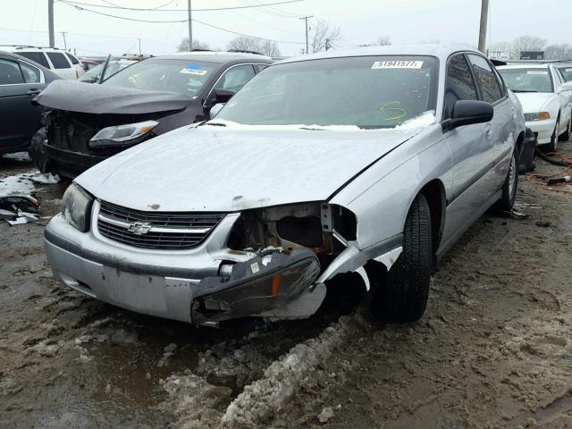 2G1WF55E6Y9379154 - 2000 CHEVROLET IMPALA SILVER photo 2