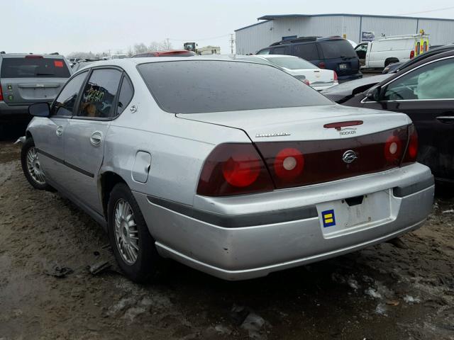 2G1WF55E6Y9379154 - 2000 CHEVROLET IMPALA SILVER photo 3