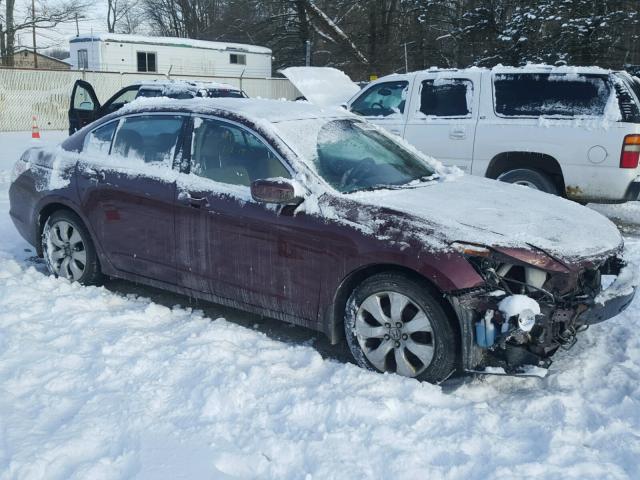 1HGCP25718A134372 - 2008 HONDA ACCORD EX BURGUNDY photo 1