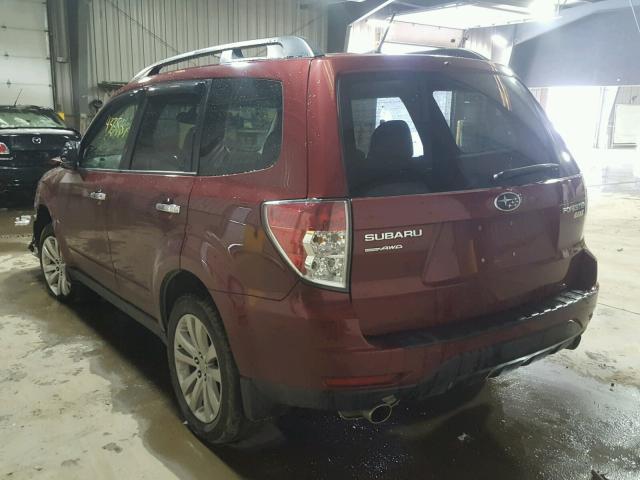 JF2SHADC2DH409234 - 2013 SUBARU FORESTER 2 BURGUNDY photo 3