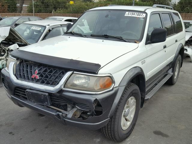 JA4LS31H81P025213 - 2001 MITSUBISHI MONTERO SP WHITE photo 2