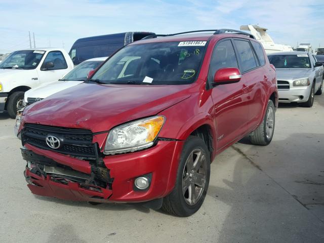 JTMWF4DVXC5044875 - 2012 TOYOTA RAV4 SPORT RED photo 2